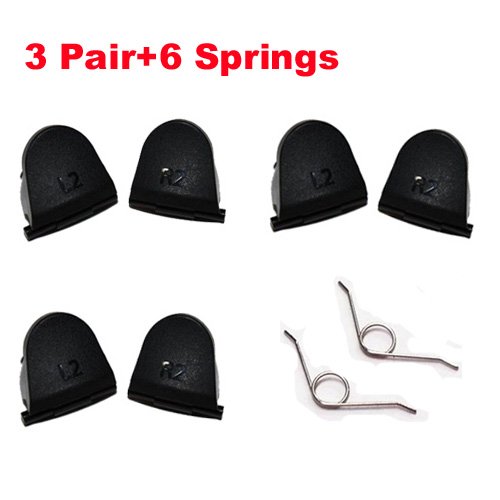 Amazon.com: 3 Pairs L2 R2 Trigger Springs Replacemnet Parts Buttons For ...