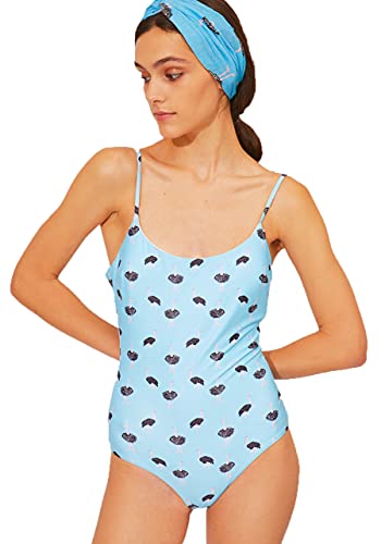 Maillot de bain bleu Compania BA21SUN05 Fantastica pour sublimer votre silhouette en 44