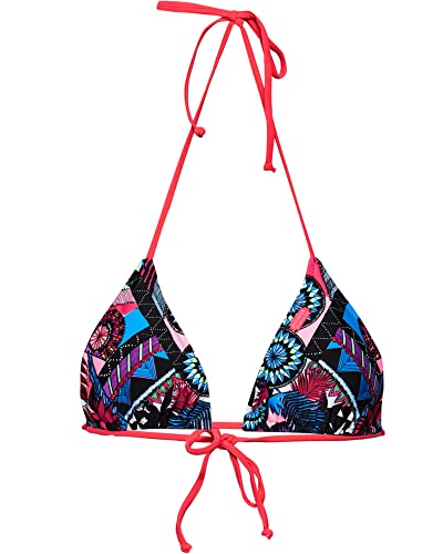 Superdry Damen Aztec Craze Tri Bikini Top Bikinihose, Mehrfarbig (Crazy Tropical J2G), XS (Herstellergröße:8)