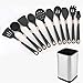 Ypysd Silicone Wok Spatula Kitchen Slecilane Turner Rice Spoon Ladle Narzędzia Do Gotowania Porcja Utensils Zestaw Utensilio Garnitur (4/6 / 10 Sztuk) Zestaw naczyń (Color : 10pcs)