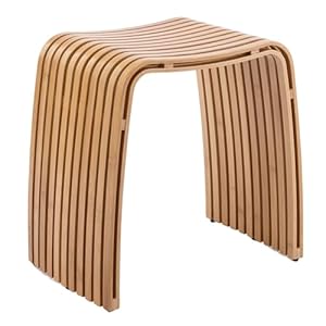 Bamboo Dining Stool Dining Chair Dressing Stool Shoe Stool Bathroom Stool Dining Room Bathroom Living Room Study Bedroom Durable and Beautifully Designed
