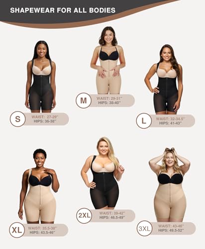 Image of Lover-Beauty Fajas Colombianas Shapewear for Women Tummy Control Body Shaper Faja Postparto Para Mujer Post Surgery