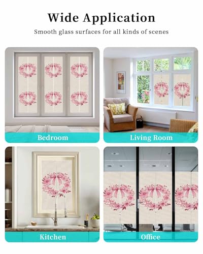 Película Decorativa para Ventana Privacidad Rosa Beige 19.6x39.3 miniatura 7