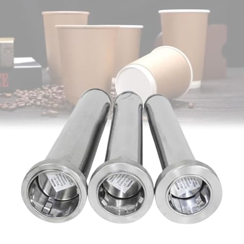 Dispensador de Vasos de plástico de Acero Inoxidable, Tubo de Vaso de 100 mm de diámetro, 650 mm de Longitud, con Tornillo elástico Ajustable, Resistente al Calor y a la corrosión, para el hogar