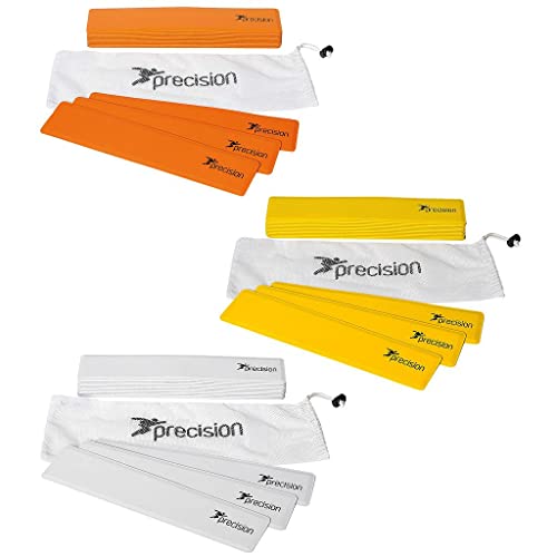 Marqueurs rectangulaires en caoutchouc orange Precision Pro lot de 15 pour entrainement