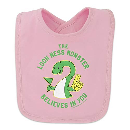 The Loch Ness Monster Believes in You Funny Humor Baby Bib