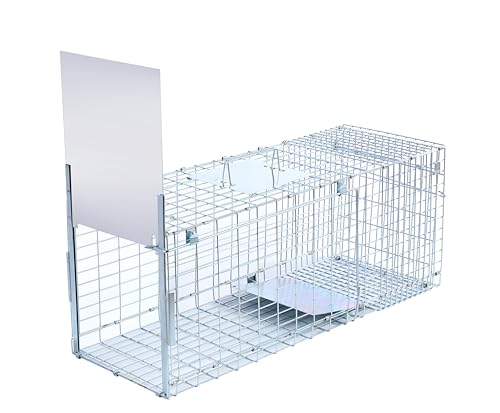 Elbe Safe piège Vivant, piège à fouines, piège à Chats, piège à Chiens, 80 x 29 x 32 cm, résistant aux intempéries, Facile à Nettoyer, sûr pour Les...