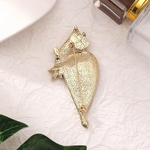 Image of Patriotic USA Flag Brooch Pin for Women Fashion Crystal Blue Red Independence Memorial Day Lapel Pin 4th of July Dress Accessories