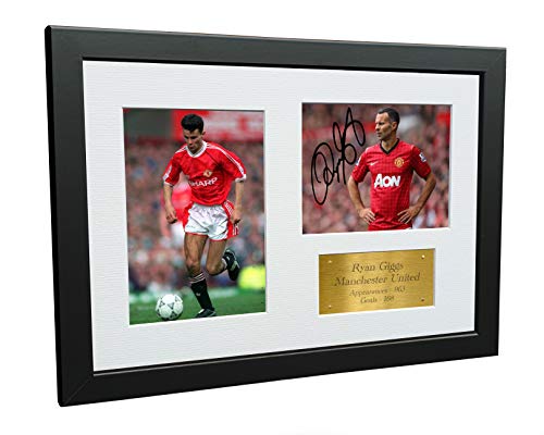 Kitbags & Lockers Ryan Giggs 12x8 A4 Manchester United Autographed Signed Photo Photograph Picture Frame Soccer Gift G