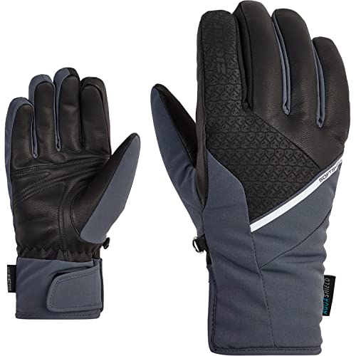 Ziener Women's Alpine Ski Leather Gloves KASADINA Ombre - 7,5