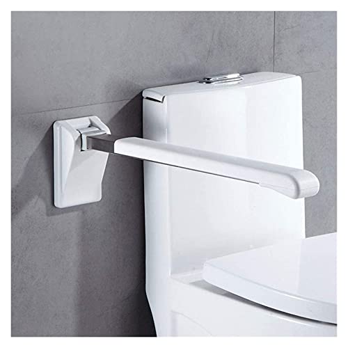 Barre d'appui WC antidérapante et rabattable pour salle de bain - 4