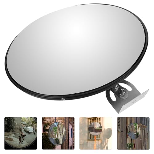 Miroir de circulation extérieure pour sortie de garage sûre