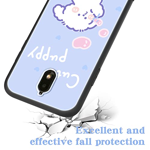 Nuouxoco For Hot Pepper Serrano 3 Phone Case, For Hot Pepper Serrano 3 (A95B/A95C/A95J) Cover Fun Cute Dog Design Cartoon Animal Style With Lanyard Slim Soft Shockproof Protective Case - Cute Puppy #TOP5
