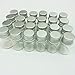 Luo House 10pcs 16x26mm Tiny Mini Small Clear Bottles Glass Vials 2.0ml 1/2 Dram with Caps
