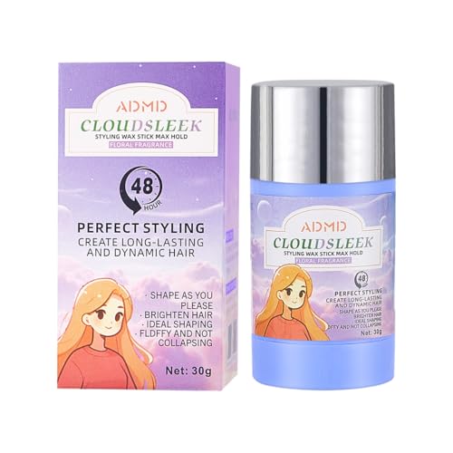Cera en barra para cabello, fijación fuerte 1.06 oz miniatura 1