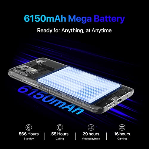 Image of UMIDIGI Power 5S Unlocked Cell Phone, 6.53 inch Full Screen, 6150mAh Battery Android Phone, Global Version Dual 4G Volte Smartphones