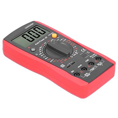 Digital Multimeter LCD Handheld Multimeter AC DC Voltmeter Current Capacitance Resistance Tester Meter for Electrical Appliances Circuit Boards Household Inspection Plastic - Thumbnail 7