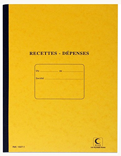 Livre recettes dépenses 297x210 piqué 80 p pour piloter le budget de votre commerce de quartier