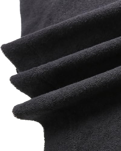 Daci Plus Size Women Terry Cloth Swimsuit Cover Up Long Sleeve Beach Bathing Suit Coverup Hooded Cotton Swim with Pockets 6