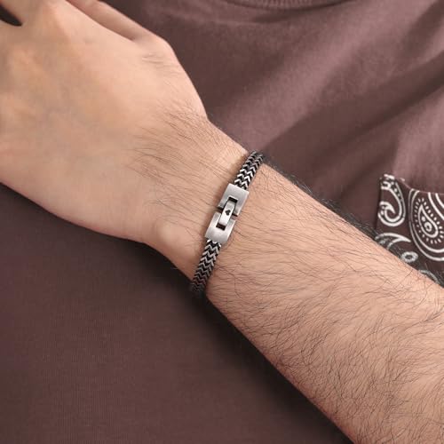Pulsera para hombre Cuban Link Love You Forever miniatura 4