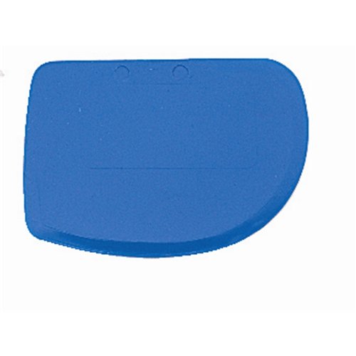 Plastic Dough Scraper/Pastry Bread Pizza Dough Flexible Blade. 12x8.5 cm (BLUE)