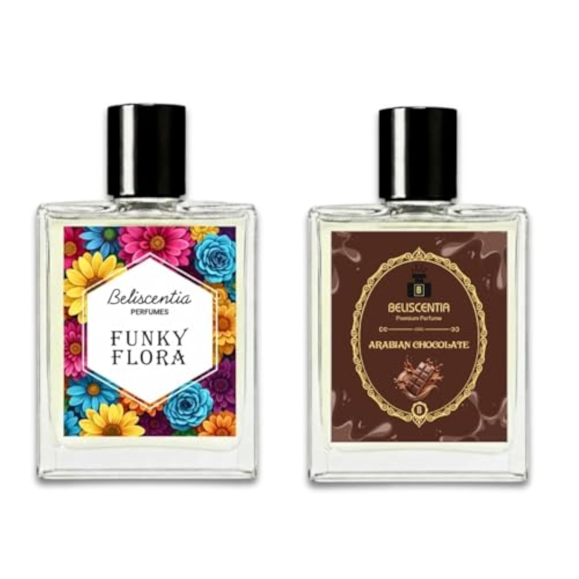 Funky Flora & Arabian Chocolate Perfume Combo, Unisex