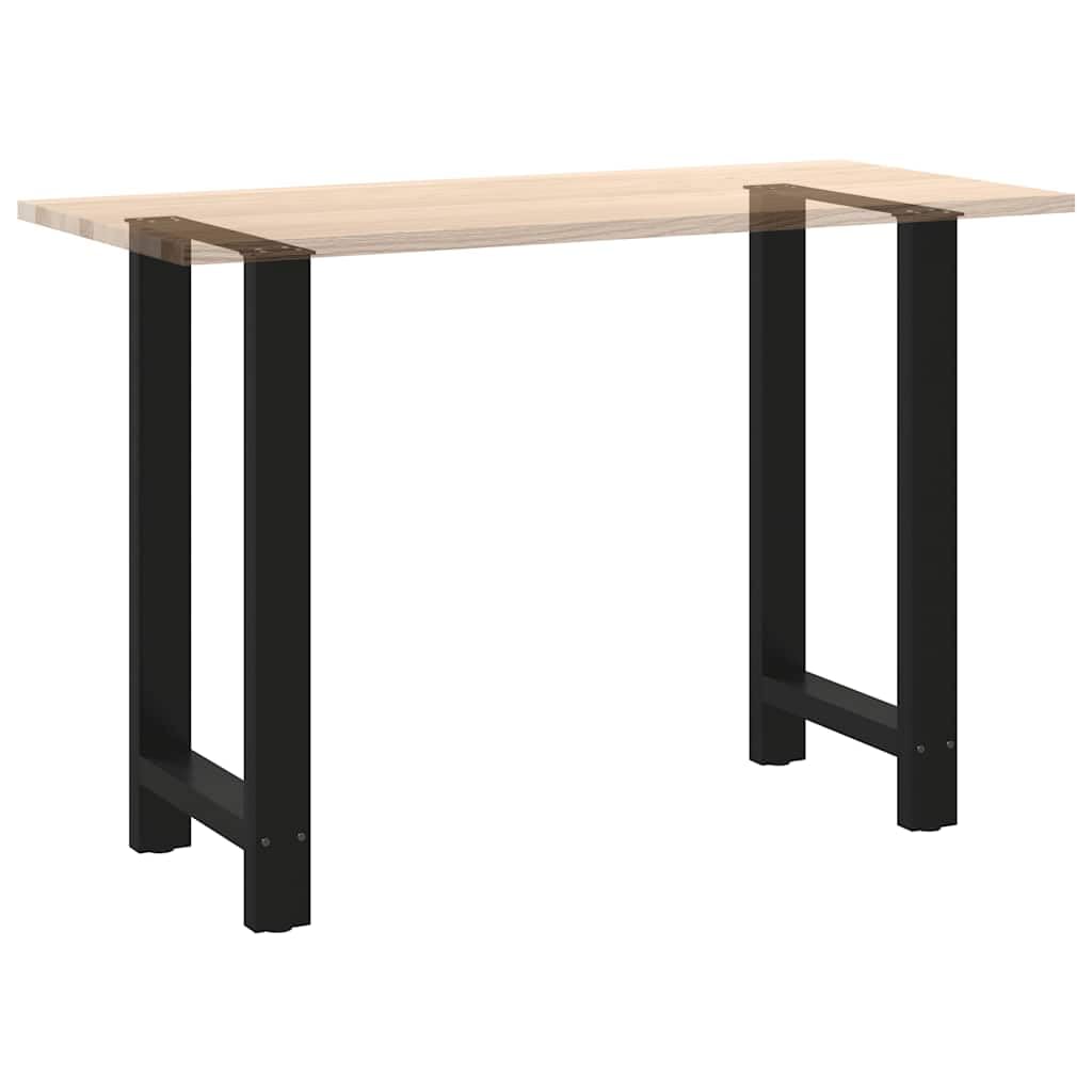 vidaXL Patas para Mesa de Bar Negras (2 Unidades, 50 x 90-91 cm, Acero)