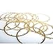 Premium H62 Brass Discs - High Strength Crafting & Industrial Use, 50mm to 100mm Diameter, 0.5mm to 3mm Thickness(50x3mm 1Pc)