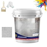 Vansen Floor Paint, Vansen Epoxy Floor Paint, Epoxy Colored Sand FloorPaint, Wear-Resistant Anti-Slip Self-Leveling Epoxy Floors Painst, for Both Indoorand Outdoor (A, 1kg)