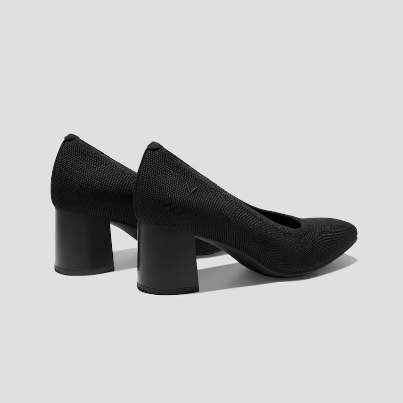 VIVAIA Elize Square-Toe Wedge Heels – Stylish & Supportive Chunky Heels with Arch Support for All-Day Comfort 6