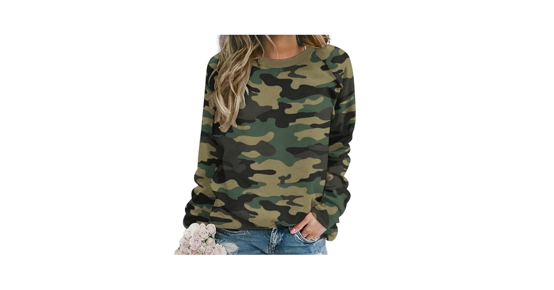 カーゴパンツ Washing Camo Sweatshirt Green L25TMBJXX-GR95_web_grande.jpg?