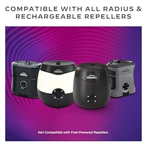 Thermacell Rechargeable Mosquito Repeller Refills; Advanced Repellent Formula Provides 20 Foot Protection Zone; Compatible with Thermacell E-Series & Radius Only; No DEET, Spray or Flame