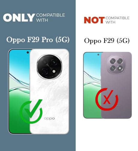 Image of Jkobi Back Case Cover for Oppo F29 Pro (Silicone Clear Shockproof Case with Camera Protection | Soft and Flexible | Transparent)