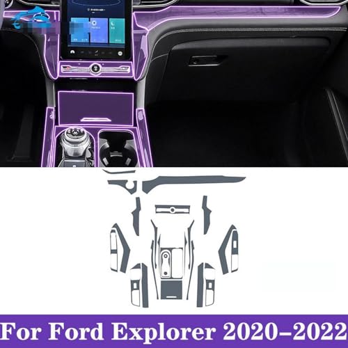Film TPU Ford Explorer protection console centrale écran LCD anti-rayures PPF - 5