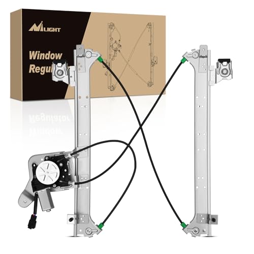 Image of Nilight 741-579 Window Regulator and Motor Rear Passenger Side Compatible with Cadillac Escalade /Chevy Avalanche /Silverado /GMC Sierra Yukon 1500 2500 3500 2000 2001 2002 2003 2004 2005 2006 2007