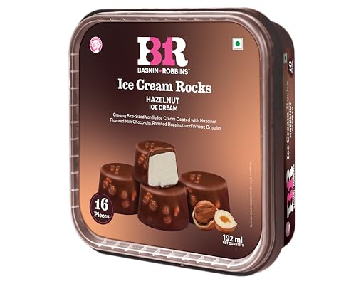 Image of Baskin Robbins Ice Cream Rocks - Hazelnut, 192ml