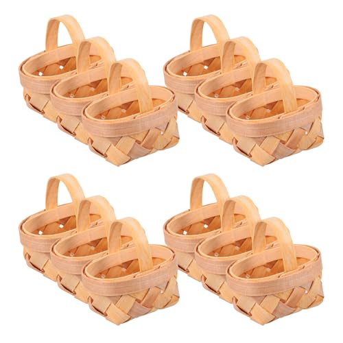 Paniers miniatures tressés main pour organiser vos tables de fête