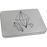 Seguro para la comida Azeeda 220mm x 160mm \'Cristales\' Caja de Almacenamiento (TT00135527)