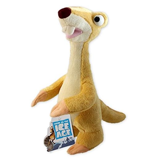 Disney Ice Age 5 Colisión por delante XL de peluche SID, 25 cm Grande
