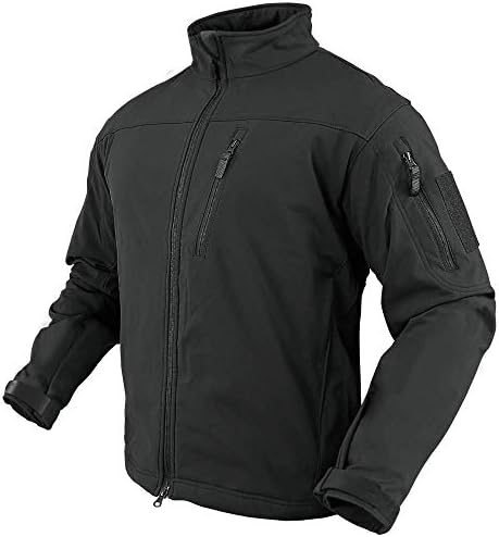 Condor Phantom Soft Shell Jacket (Black, Large)