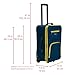 Rockland Fashion Softside Upright Luggage Set, Navy, 2-Piece (14/19)