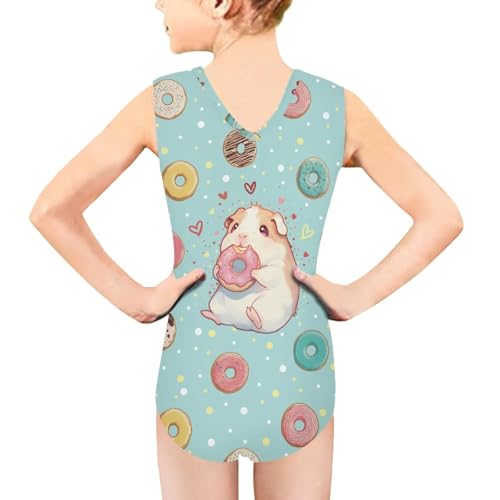 Image of Biyejit Girls Leotards Dance Sport Wear Gymnastics One-Piece Swimwear for Kids 3-14 Years