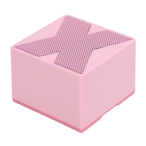 ZASCHMOY Mini Altavoz Bluetooth, Altavoz Estéreo de Alta Fidelidad Portátil Inalámbrico de Escritorio, Adecuado para Niños, Niñas y Adolescentes, Resistente Al Agua IP54, Negro, Disfrute de la (Pink)