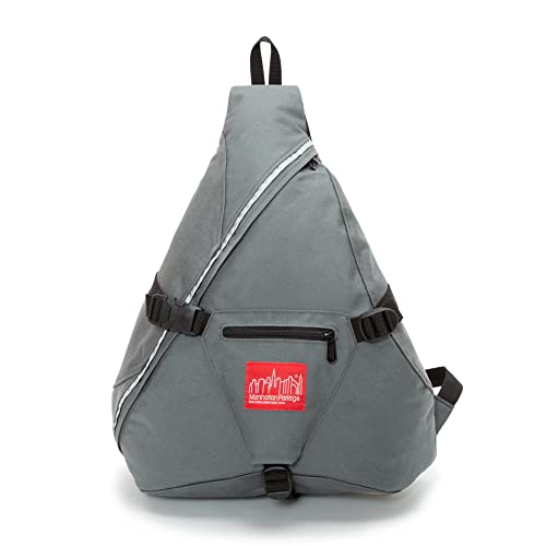 Manhattan Portage J Bag Large Ver. 2 With Adjustable Strap Water Resistant And Large Main Compartment Cordura 1000D For Work College Travel (Grey)