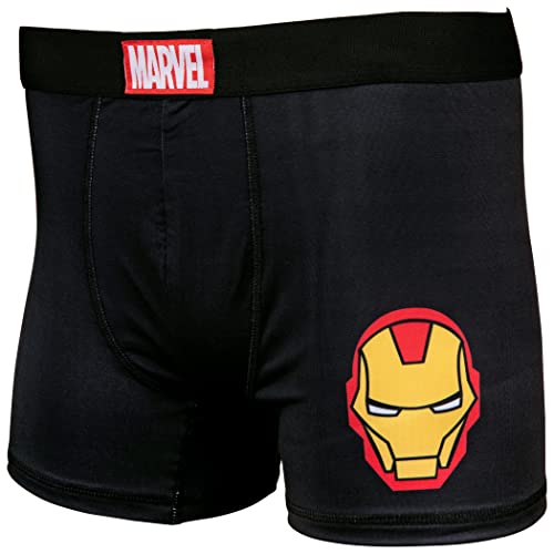 Men's Marvels Iron Man Classic Logo Boxer Briefs2