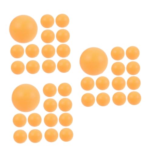 Totority 3sets 50pcs Punch Table Tennis Balls for Adults Durable Training Balls for Games for Home School and Stadium Use Design 50pcs*3