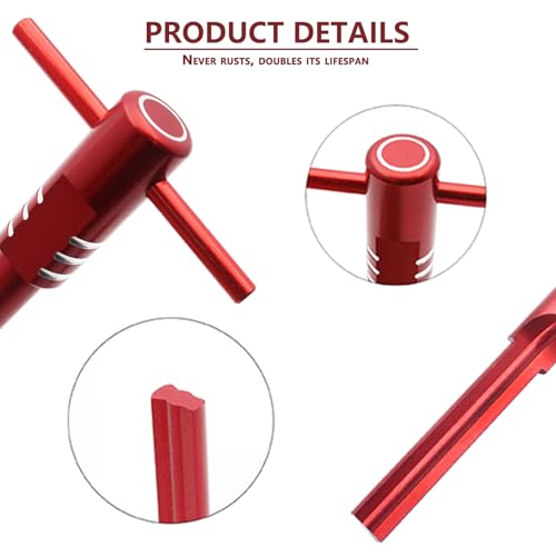 Image of Motorcycle 944 Ignition Switch Housing Alignment Tool Chopper Cylinder Kit for Harley FLH /T 2014-2020 (Red)