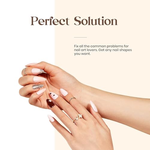 Image of Beetles Gel Nail Glue and No Wipe Top Coat Kit, 2Pcs 15ml 9 in 1 UV Nail Glue for Acrylic Nail Tips Clear Press On Nails, Easy Nail Extension Gel, Soak Off LED Shine Finish DIY Home Manicure