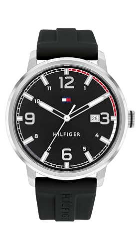 Image of Tommy Hilfiger Black Dial Round Shaped Casual Men Watch TH1710481W