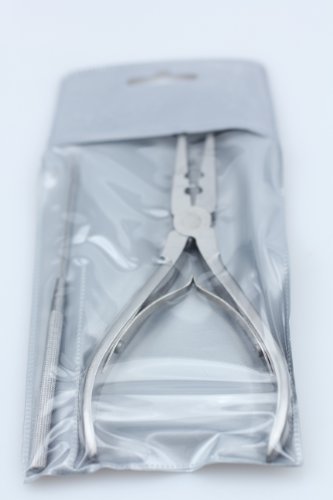 image for Attach Remover Pliers Clamp Tool for Micro Ring Link Tube Beads I Tip 